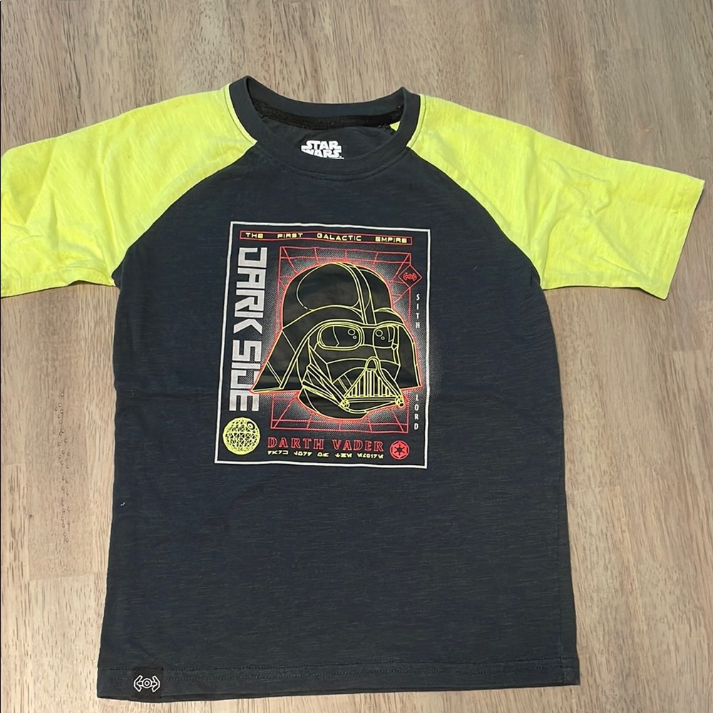 Star Wars Black and Yellow Darth Vader Tee